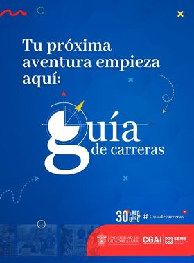 Cartel de la guia de carreras