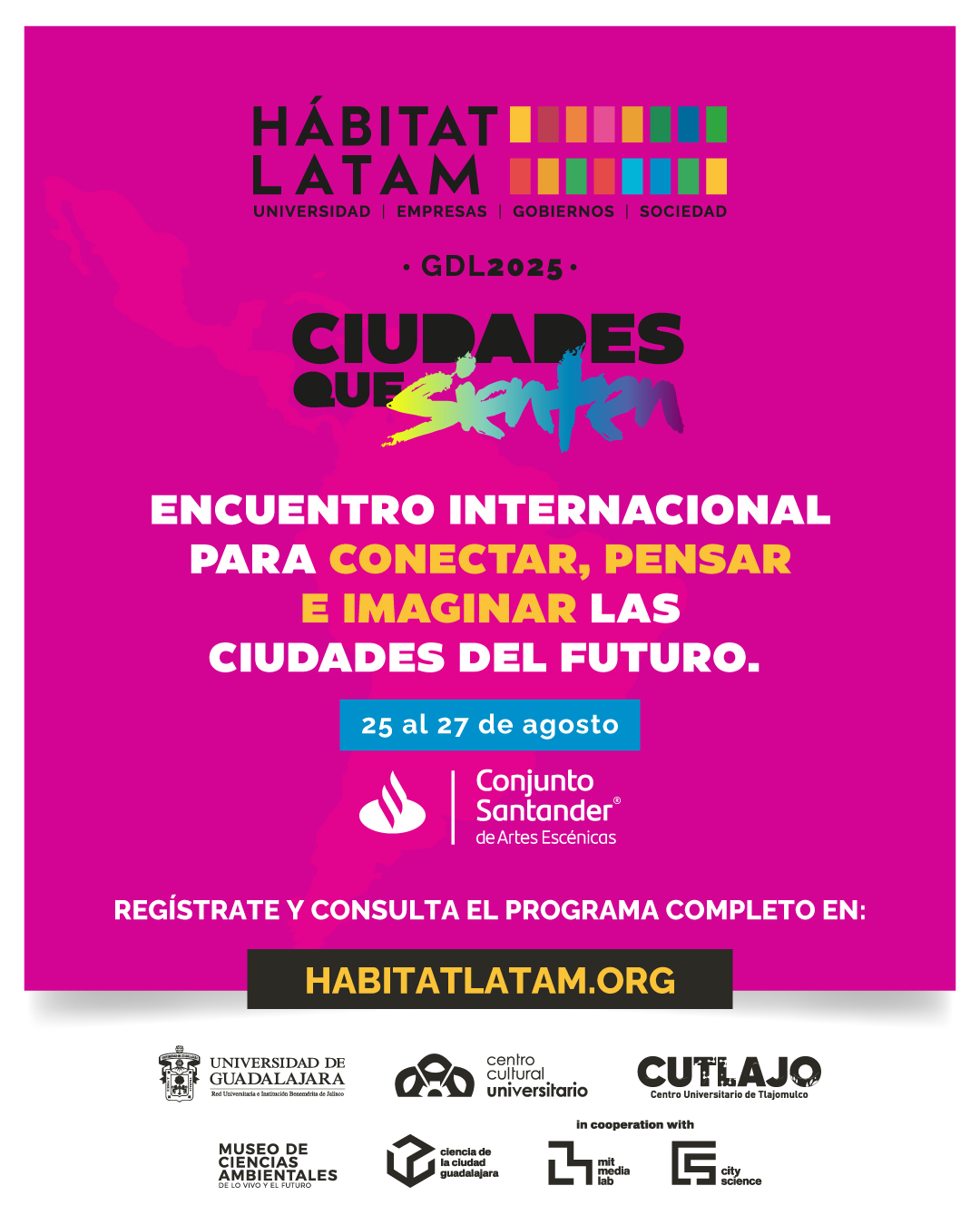 HÁBITAT LATAM, GDL 2025: “Ciudades que sienten”
