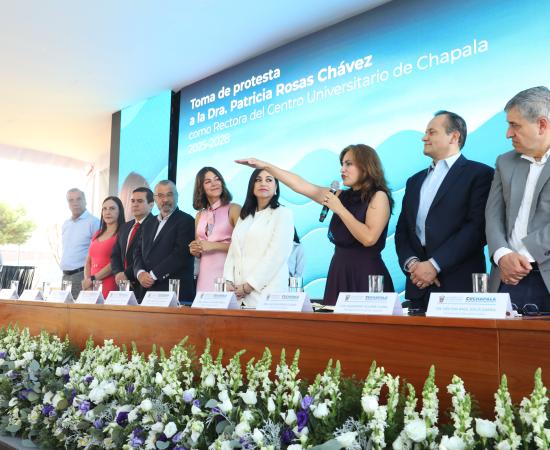 La Dra. Patricia Rosas Chávez tomó protesta como Rectora del CUChapala para el periodo 2025-2028